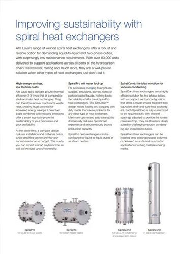 Small Alfa Laval Welded Spiral Heat Exchangers 01Fa0504e9